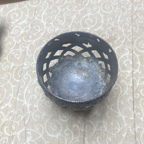 Pewter Candle Holder   - Picture 1 of 2